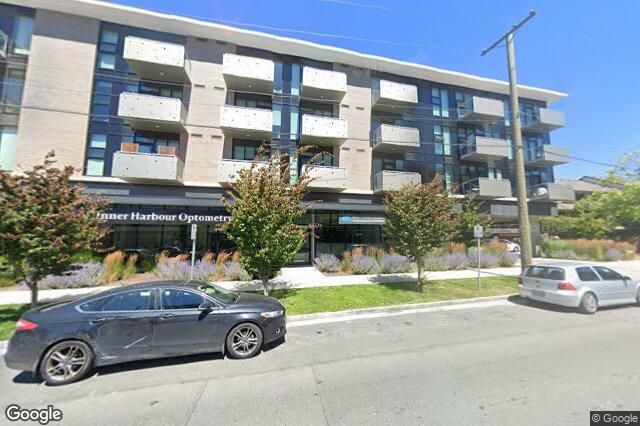 Street view of S213 – 1411 Cook St, Victoria