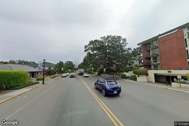 Street view of 206 – 2119 Oak Bay Ave, Oak Bay