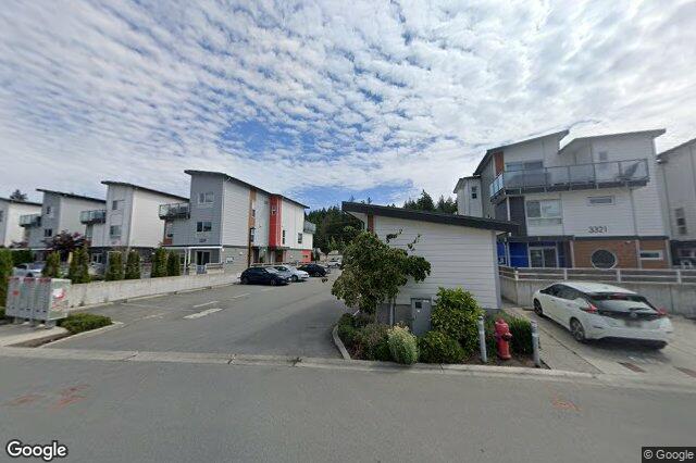 Street view of 101 – 3321 Radiant Way, Langford