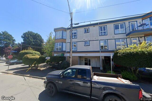 Street view of 102 – 1620 Cook St, Victoria