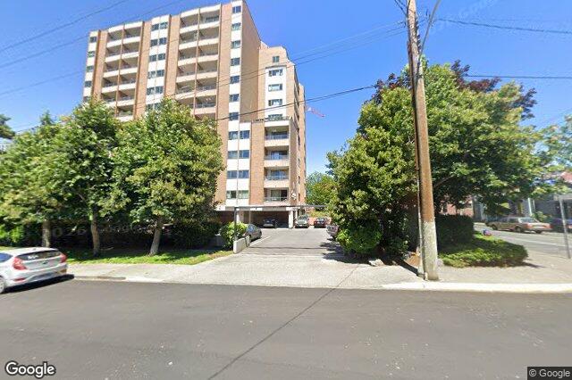 Street view of 1103 – 1630 Quadra St, Victoria
