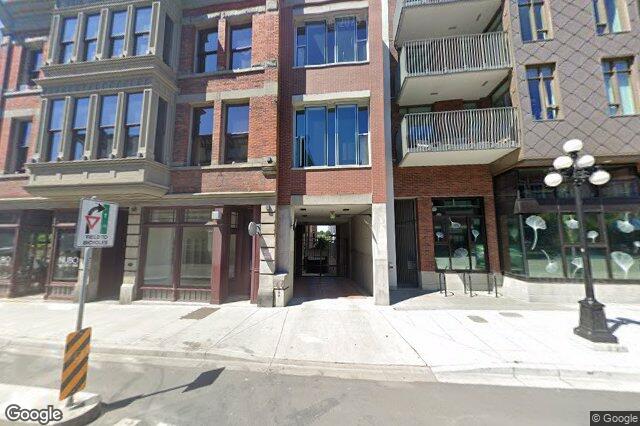 Street view of 216 – 456 Pandora Ave, Victoria