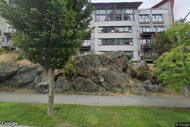 Street view of 210 – 455 Sitkum Rd, Victoria