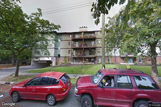 Street view of 412 – 1655 Begbie St, Victoria