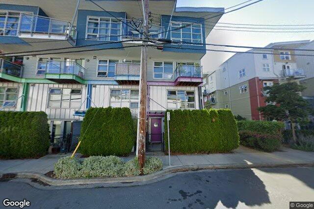 Street view of 406 – 90 Regatta Landing, Victoria