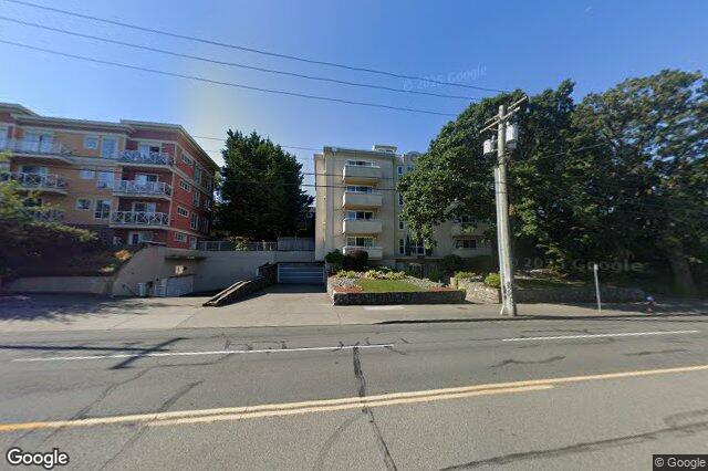 Street view of 204 – 1361 Hillside Ave, Victoria