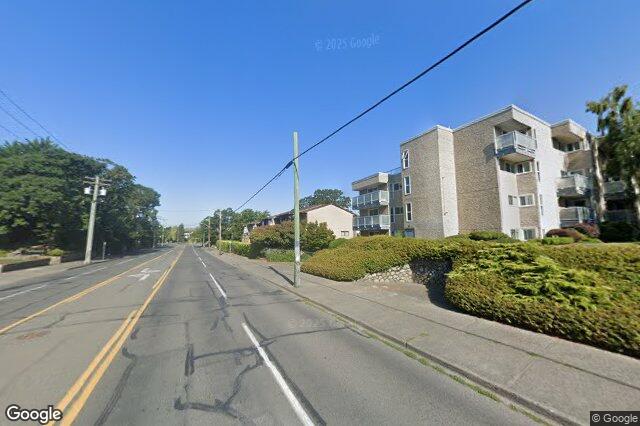 Street view of 107 – 1366 Hillside Ave, Victoria