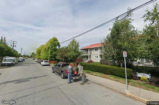 Street view of 205 – 3160 Albina St, Saanich