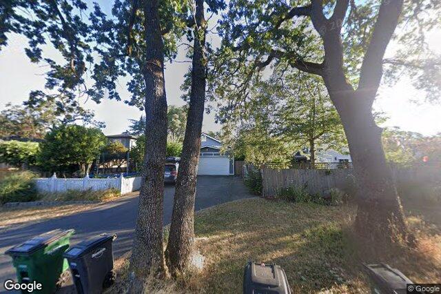 Street view of 1283 Holloway St, Saanich