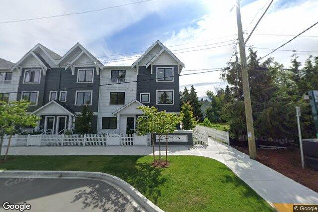 Street view of TH4 – 3450 Whittier Ave, Saanich