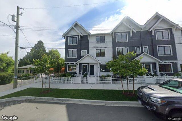 Street view of TH21 – 3450 Whittier Ave, Saanich