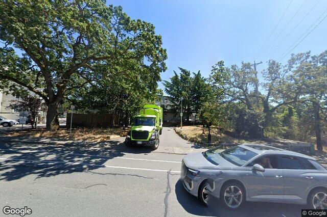 Street view of 212 – 991 Cloverdale Ave, Saanich