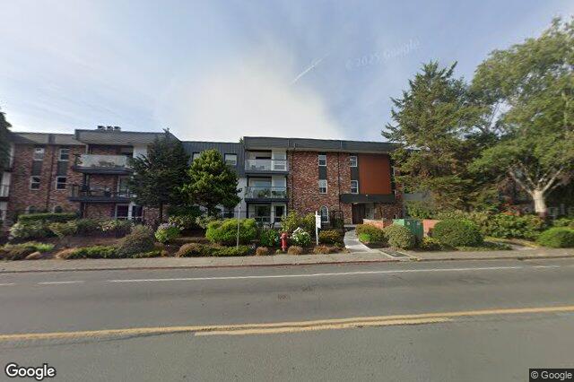 Street view of 206 – 1725 Cedar Hill Cross Rd, Saanich
