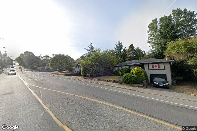 Street view of 202 – 1725 Cedar Hill Cross Rd, Saanich
