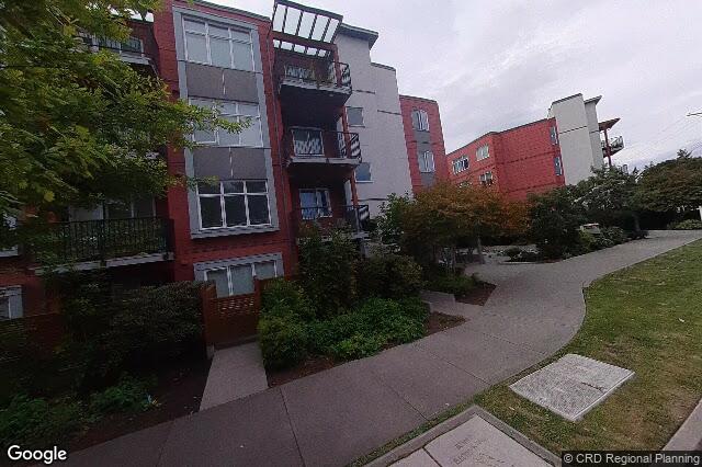 Street view of 102 – 4030 Borden St, Saanich