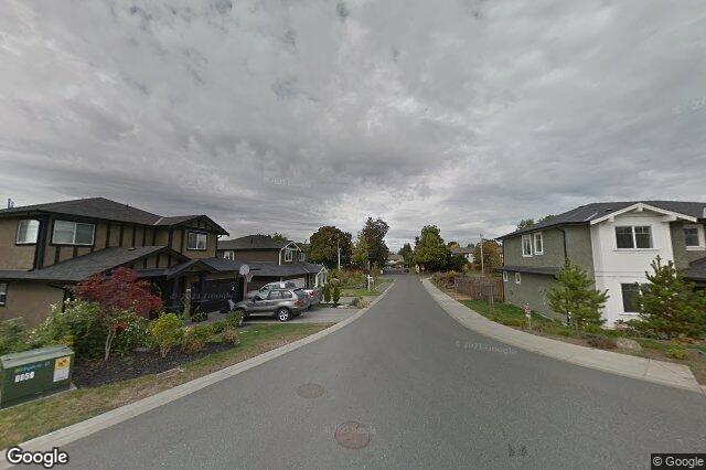 Street view of 4086 Copperridge Lane, Saanich