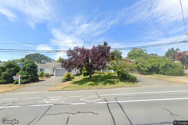 Street view of 3998 Cedar Hill Rd, Saanich