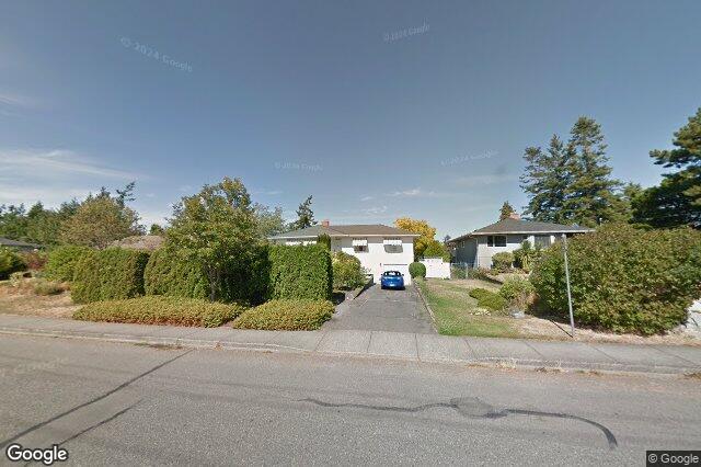 Street view of 2218 EDGELOW St, Saanich