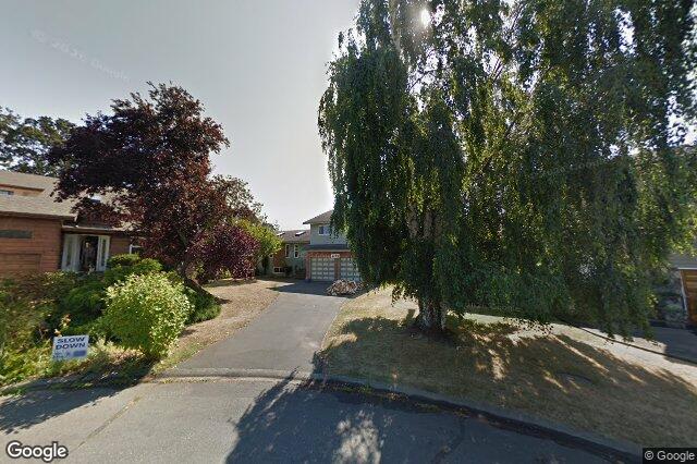 Street view of 4022 Cavallin Crt, Saanich