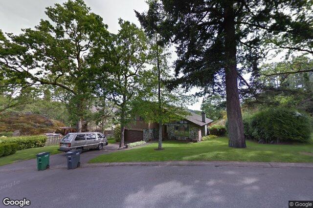 Street view of 907 Woodhall Dr, Saanich