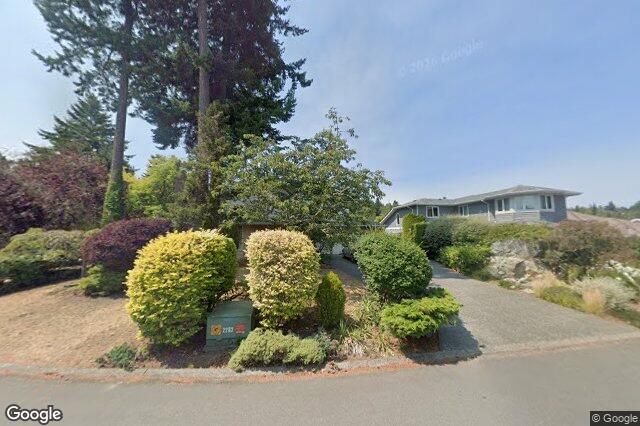 Street view of 1010 Scottswood Lane, Saanich