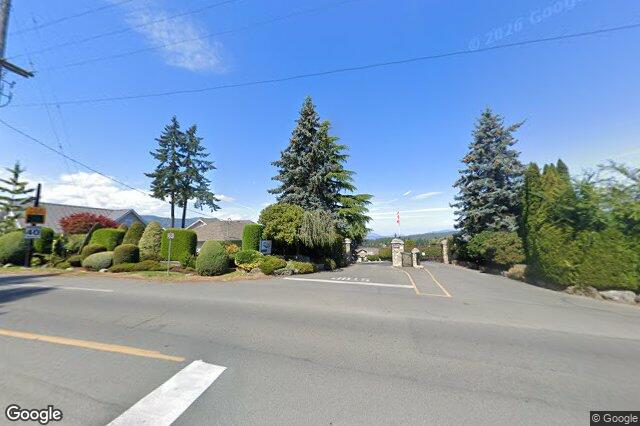 Street view of 106 – 6880 Wallace Dr, Central Saanich