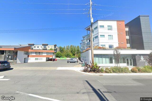 Street view of 404 – 7098 Wallace Dr, Central Saanich