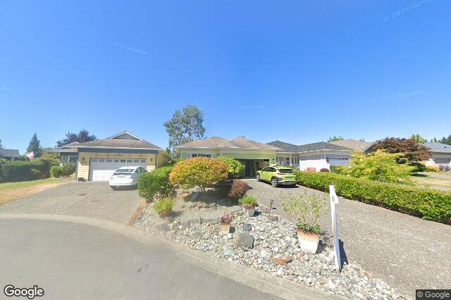 Street view of 7952 Polo Park Cres, Central Saanich