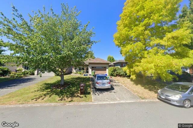 Street view of 7972 Polo Park Cres, Central Saanich