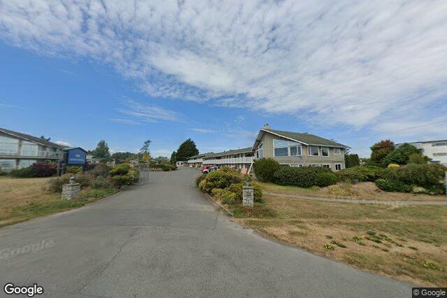 Street view of 313 – 9522 Lochside Dr, Sidney
