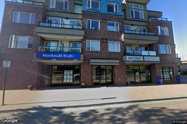 Street view of 308 – 2409 Bevan Ave, Sidney