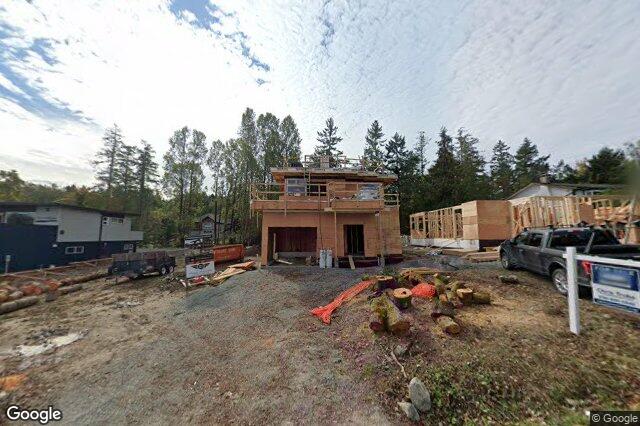 Street view of 10965 Madrona Dr, North Saanich