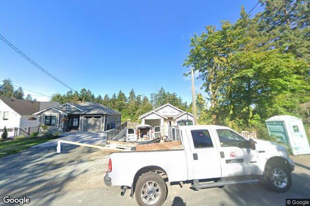 Street view of 10950 Chalet Rd, North Saanich